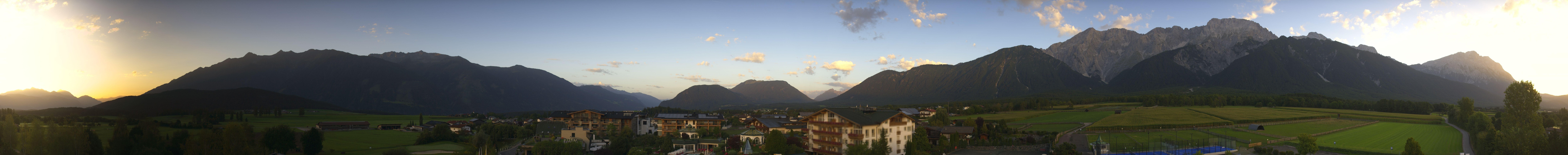 Archiv Foto Webcam Alpenresort Schwarz: Mieminger Plateau