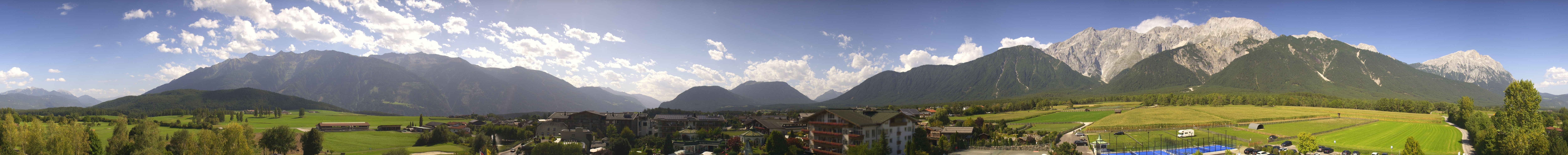 Archiv Foto Webcam Alpenresort Schwarz: Mieminger Plateau