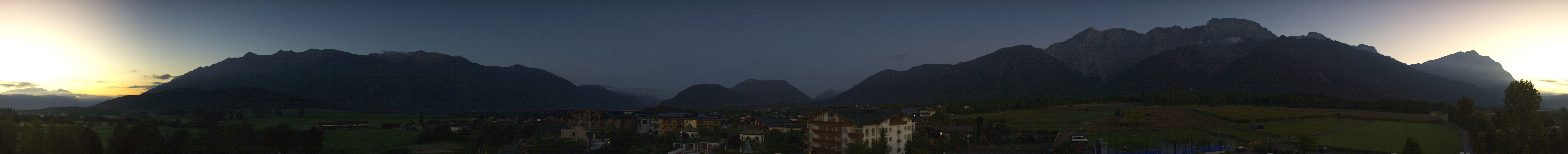Archiv Foto Webcam Alpenresort Schwarz: Mieminger Plateau