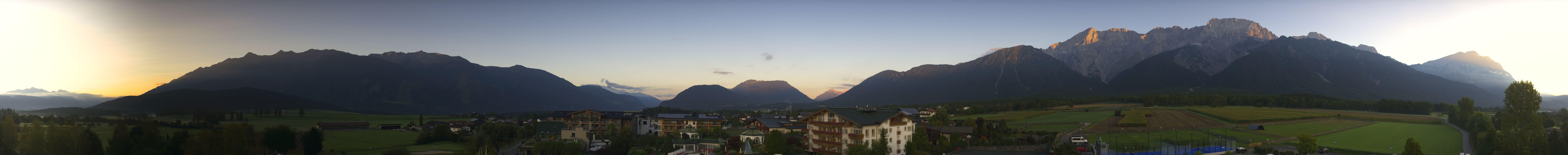Archiv Foto Webcam Alpenresort Schwarz: Mieminger Plateau
