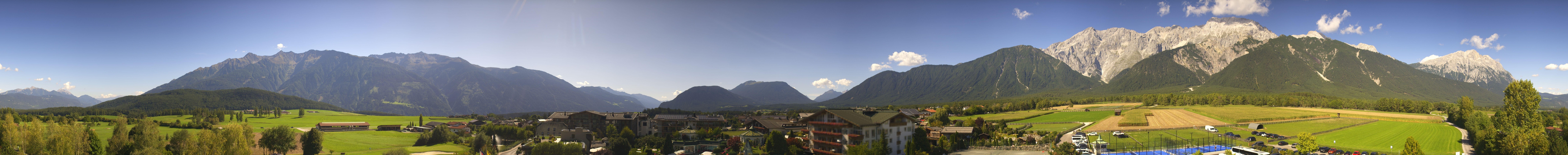 Archiv Foto Webcam Alpenresort Schwarz: Mieminger Plateau