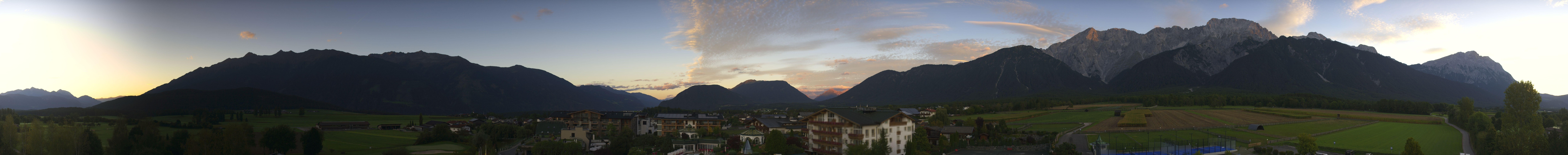 Archiv Foto Webcam Alpenresort Schwarz: Mieminger Plateau