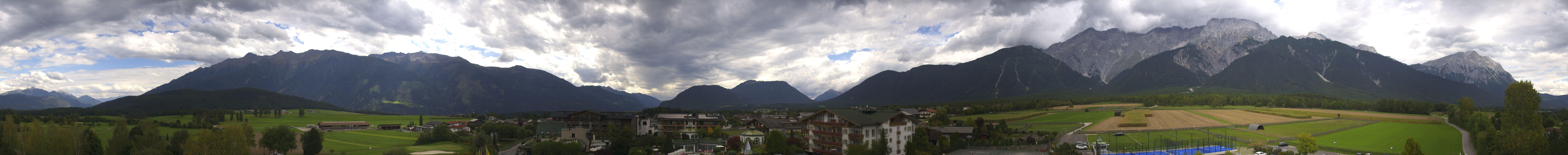 Archiv Foto Webcam Alpenresort Schwarz: Mieminger Plateau