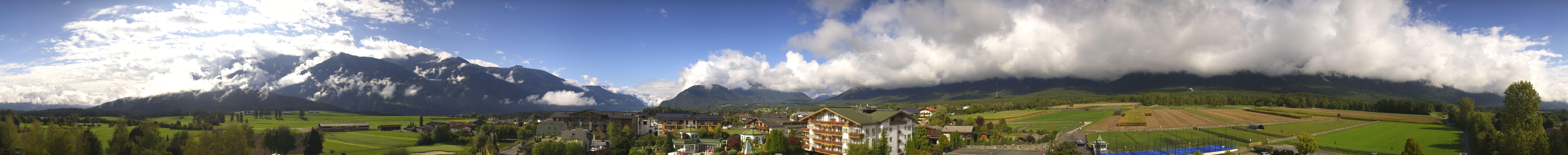 Archiv Foto Webcam Alpenresort Schwarz: Mieminger Plateau