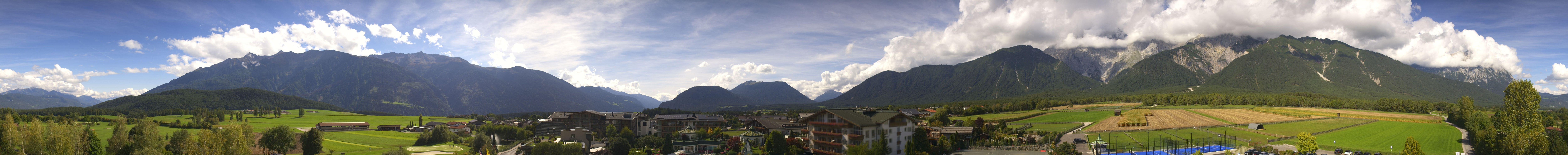 Archiv Foto Webcam Alpenresort Schwarz: Mieminger Plateau