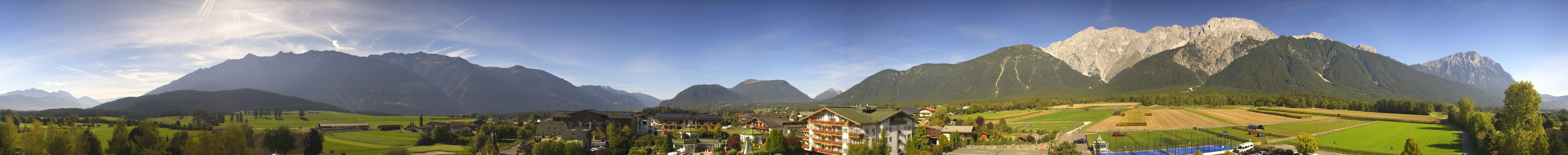 Archived image Webcam Alpenresort Schwarz at Mieming Plateau