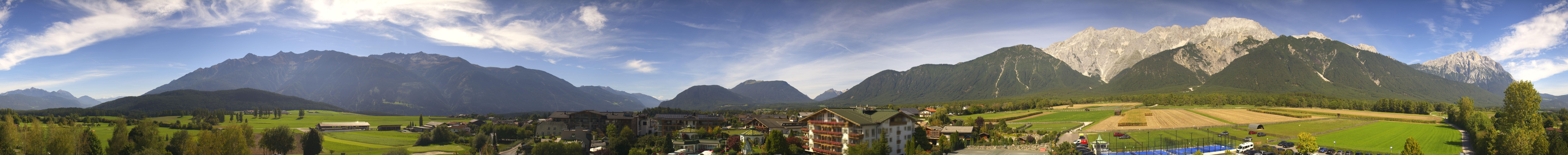 Archived image Webcam Alpenresort Schwarz at Mieming Plateau