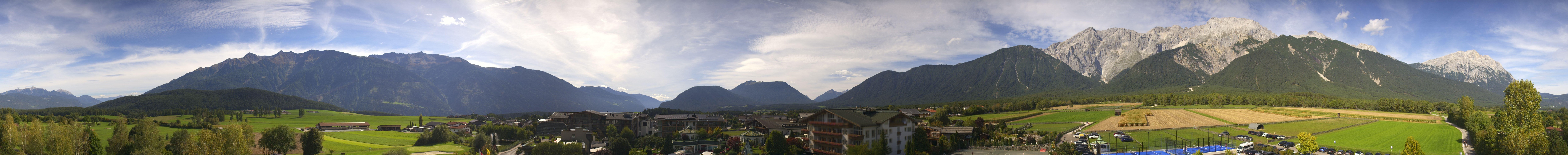 Archived image Webcam Alpenresort Schwarz at Mieming Plateau