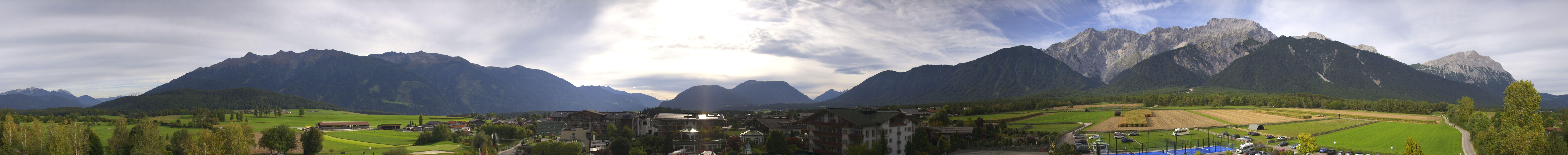 Archived image Webcam Alpenresort Schwarz at Mieming Plateau