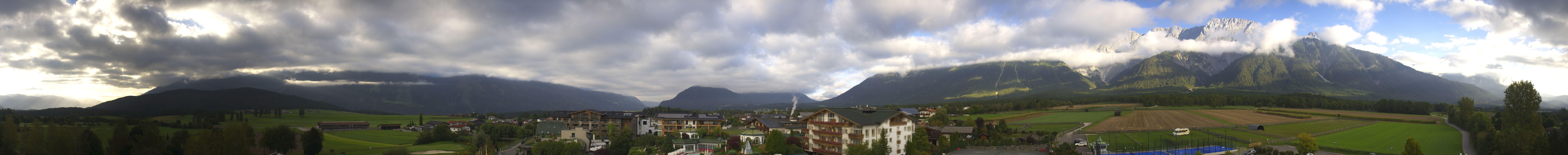 Archiv Foto Webcam Alpenresort Schwarz: Mieminger Plateau