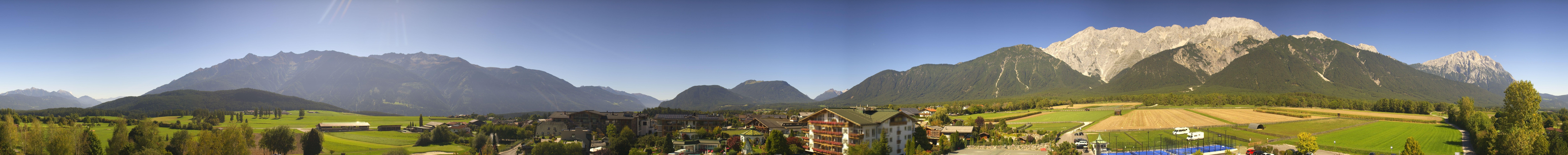 Archiv Foto Webcam Alpenresort Schwarz: Mieminger Plateau