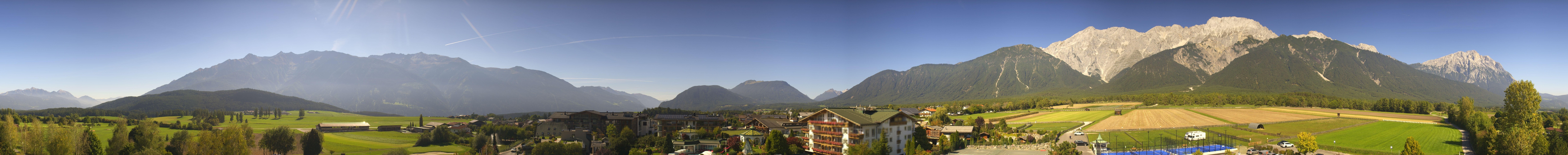Archiv Foto Webcam Alpenresort Schwarz: Mieminger Plateau