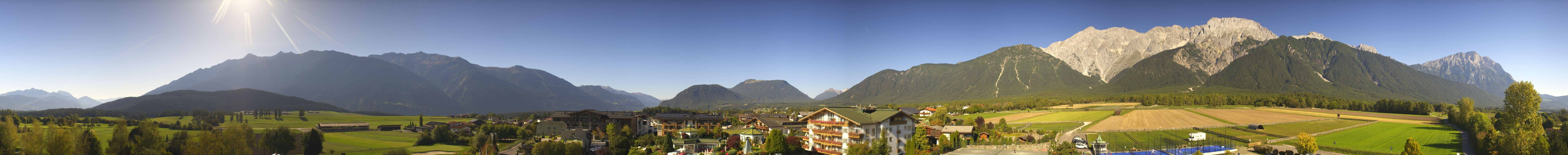 Archived image Webcam Alpenresort Schwarz at Mieming Plateau