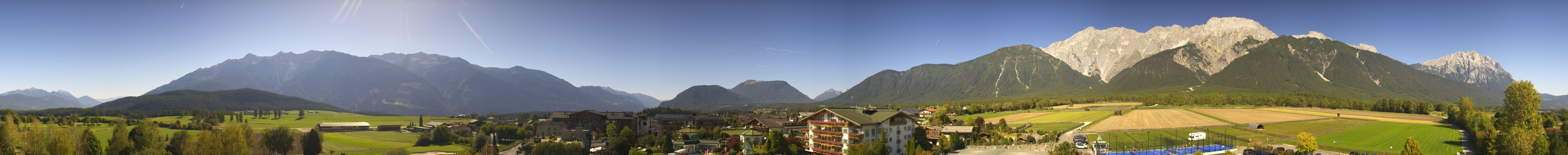 Archived image Webcam Alpenresort Schwarz at Mieming Plateau
