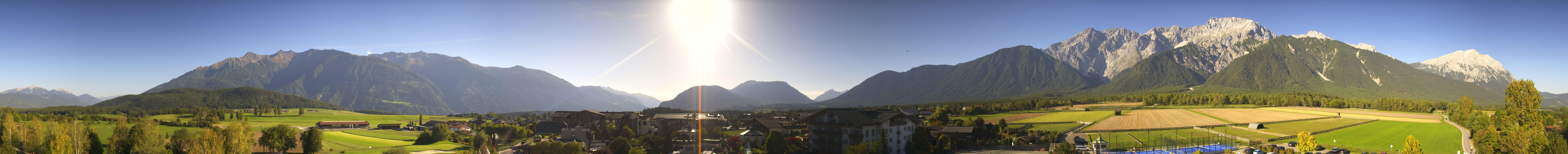 Archived image Webcam Alpenresort Schwarz at Mieming Plateau