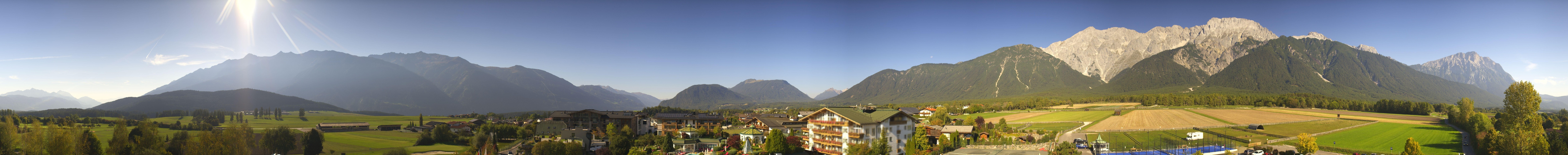 Archived image Webcam Alpenresort Schwarz at Mieming Plateau