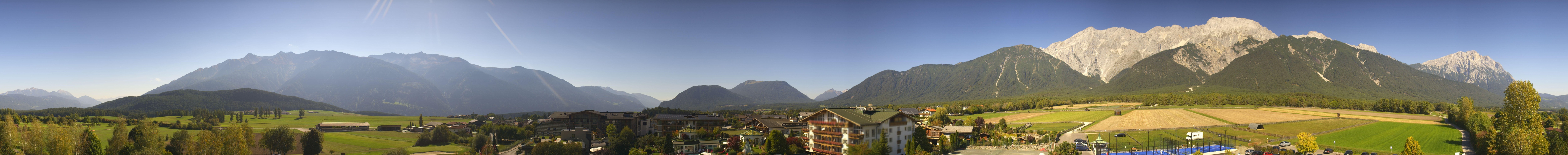 Archived image Webcam Alpenresort Schwarz at Mieming Plateau