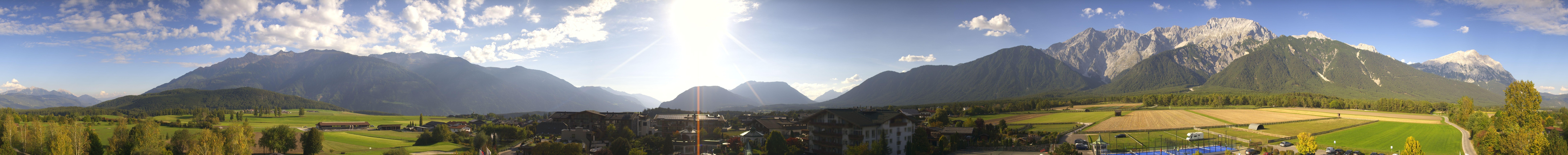 Archived image Webcam Alpenresort Schwarz at Mieming Plateau
