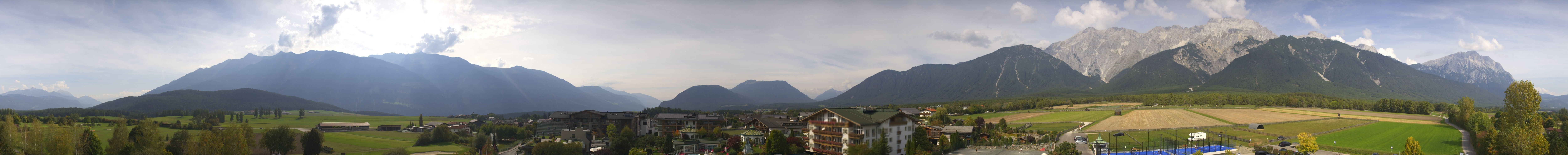 Archived image Webcam Alpenresort Schwarz at Mieming Plateau