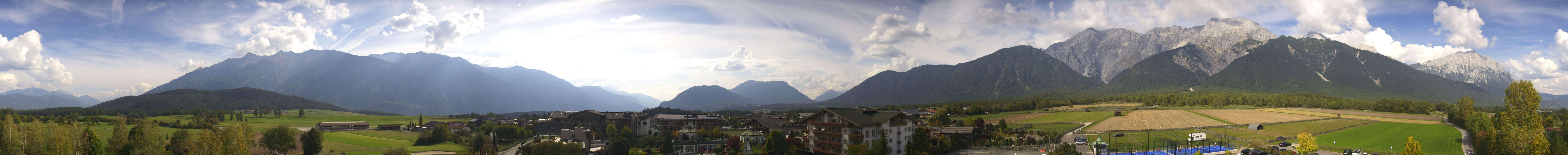 Archived image Webcam Alpenresort Schwarz at Mieming Plateau