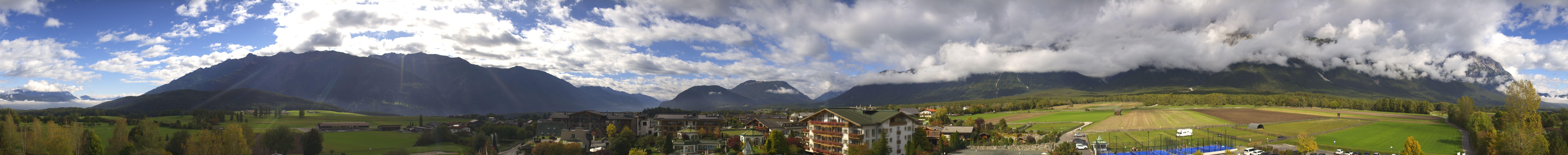 Archived image Webcam Alpenresort Schwarz at Mieming Plateau