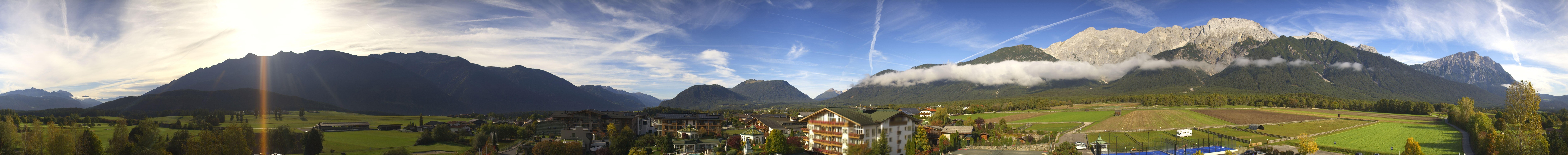 Archived image Webcam Alpenresort Schwarz at Mieming Plateau