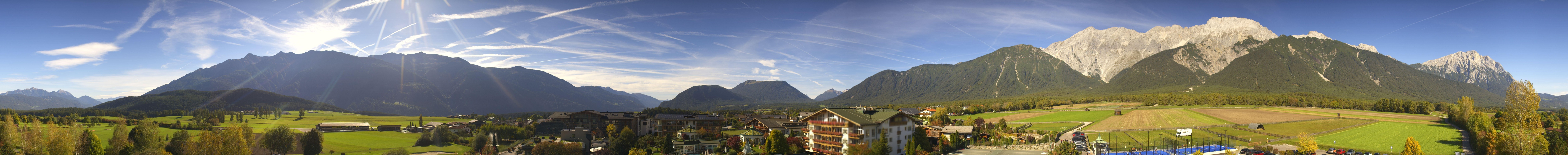 Archived image Webcam Alpenresort Schwarz at Mieming Plateau