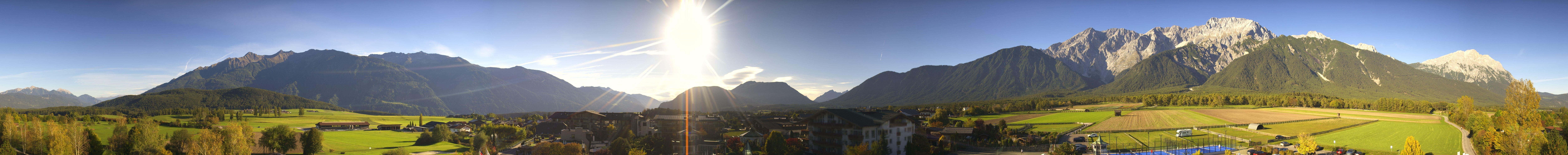 Archived image Webcam Alpenresort Schwarz at Mieming Plateau
