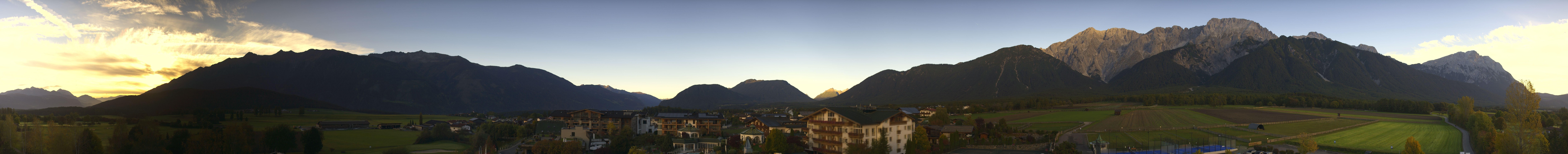 Archiv Foto Webcam Alpenresort Schwarz: Mieminger Plateau