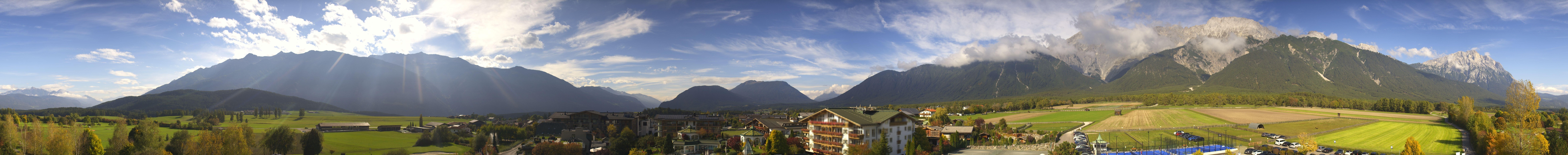 Archived image Webcam Alpenresort Schwarz at Mieming Plateau
