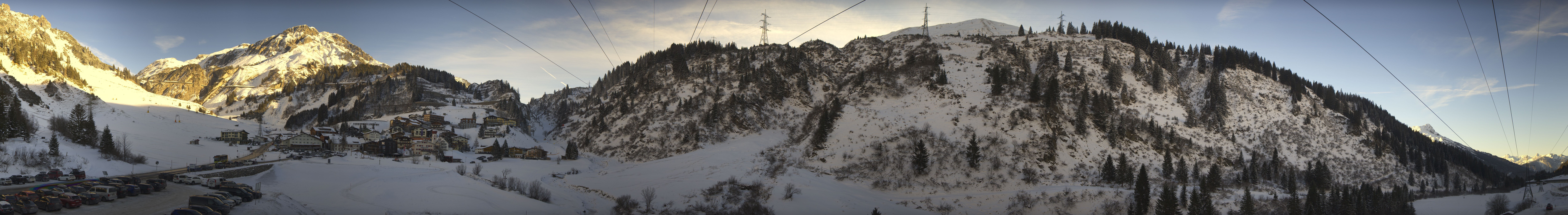 Archiv Foto Webcam Ski Arlberg: Stuben Ortsblick