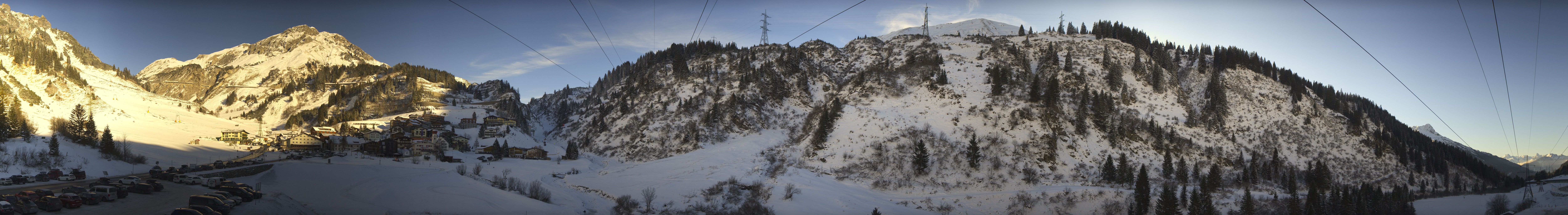 Archiv Foto Webcam Ski Arlberg: Stuben Ortsblick