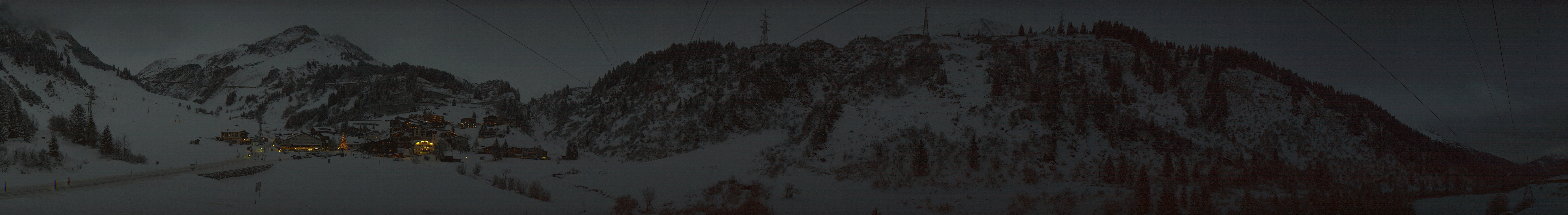 Archived image Webcam Ski Arlberg: Town of Stuben