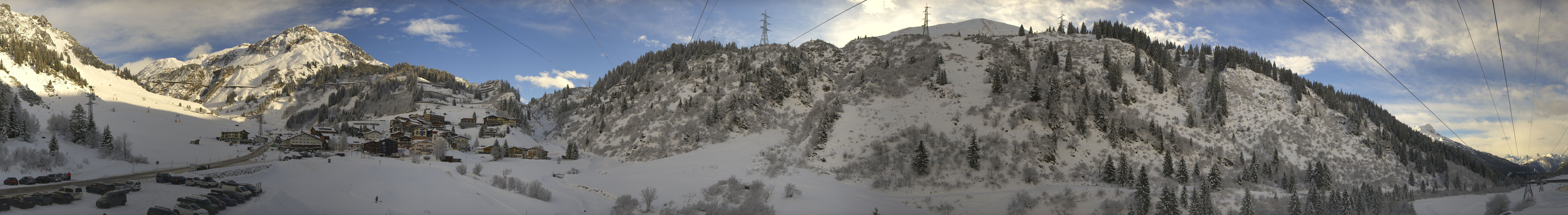 Archived image Webcam Ski Arlberg: Town of Stuben