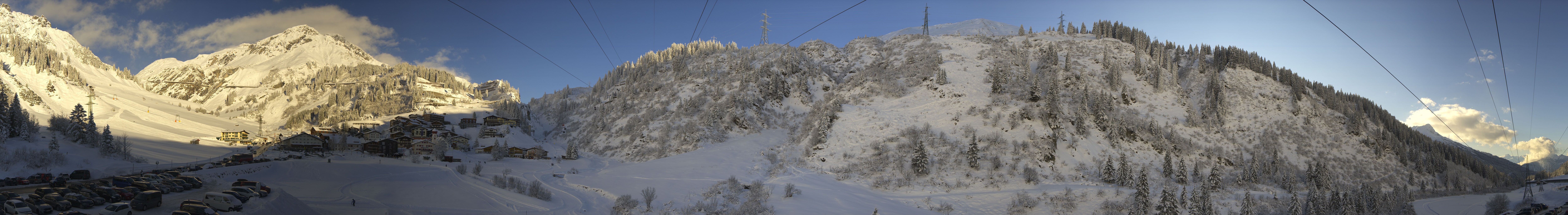 Archived image Webcam Ski Arlberg: Town of Stuben