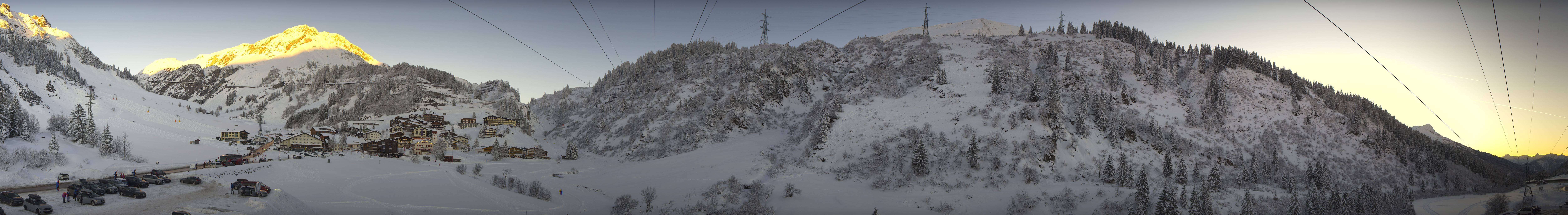 Archived image Webcam Ski Arlberg: Town of Stuben