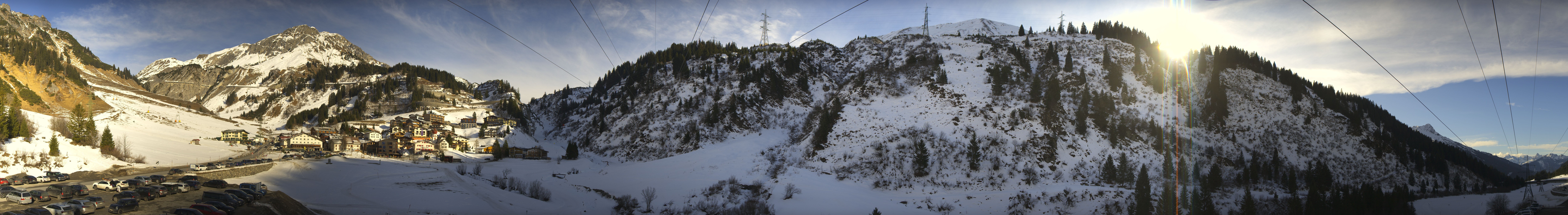 Archiv Foto Webcam Ski Arlberg: Stuben Ortsblick