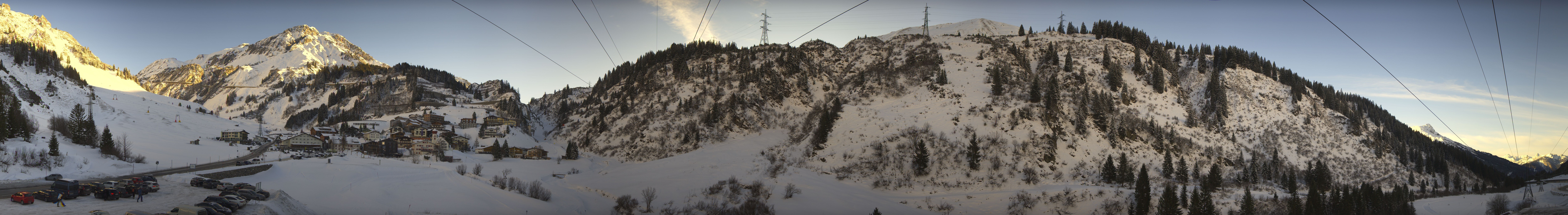 Archived image Webcam Ski Arlberg: Town of Stuben