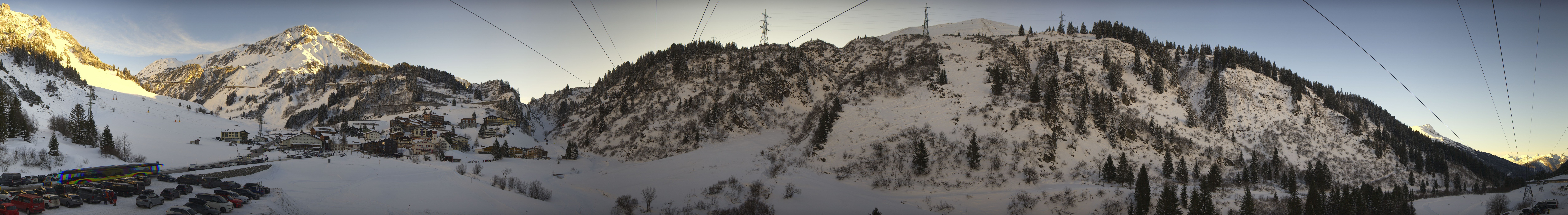 Archiv Foto Webcam Ski Arlberg: Stuben Ortsblick