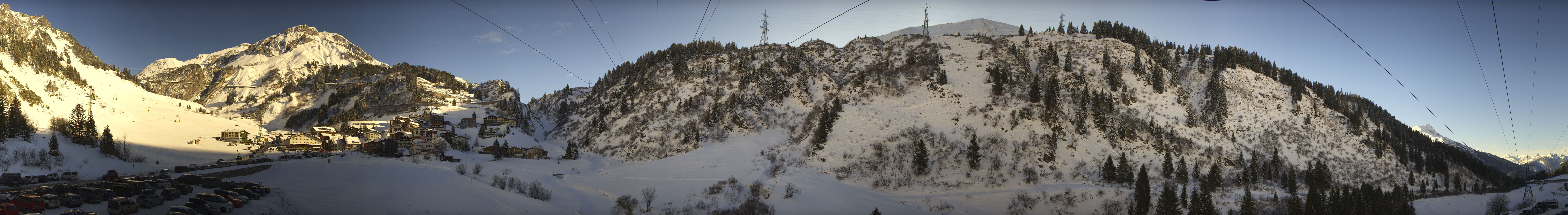 Archiv Foto Webcam Ski Arlberg: Stuben Ortsblick