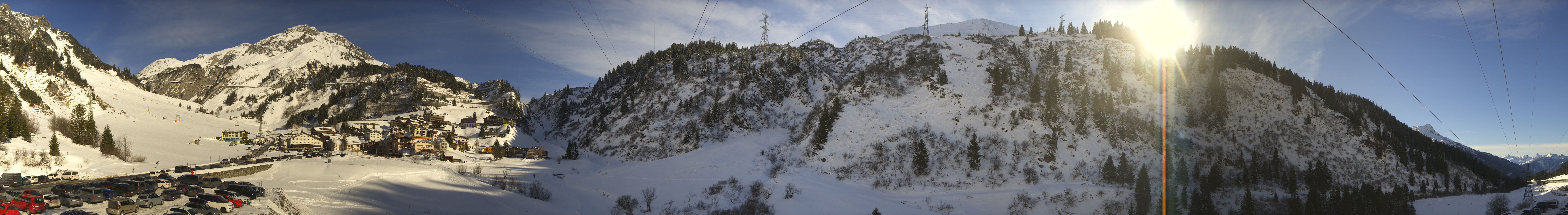 Archiv Foto Webcam Ski Arlberg: Stuben Ortsblick
