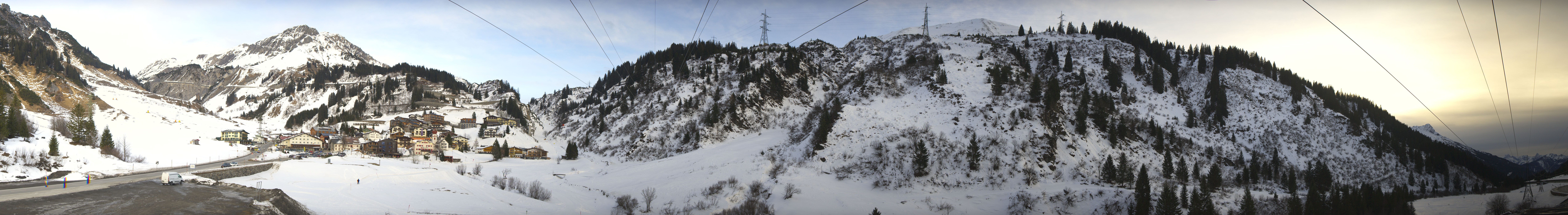 Archiv Foto Webcam Ski Arlberg: Stuben Ortsblick