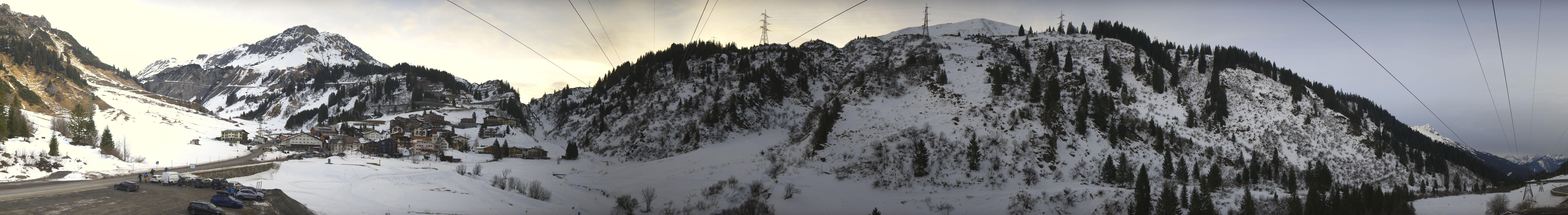 Archiv Foto Webcam Ski Arlberg: Stuben Ortsblick