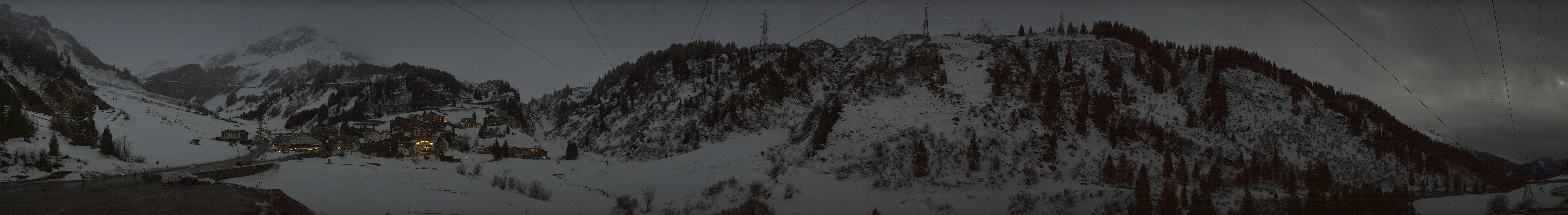 Archived image Webcam Ski Arlberg: Town of Stuben