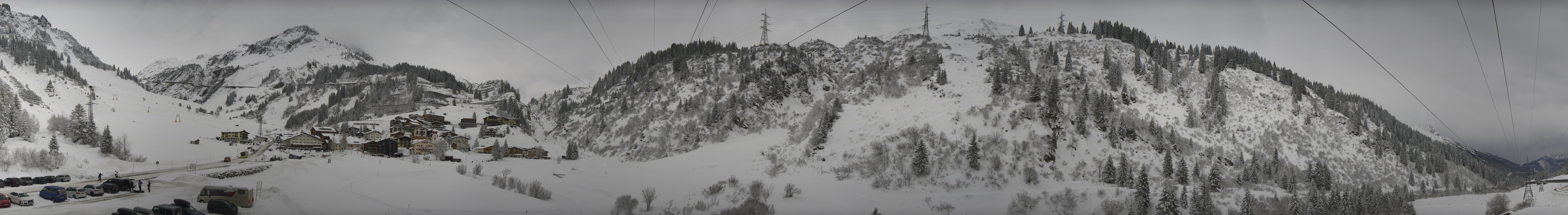 Archiv Foto Webcam Ski Arlberg: Stuben Ortsblick