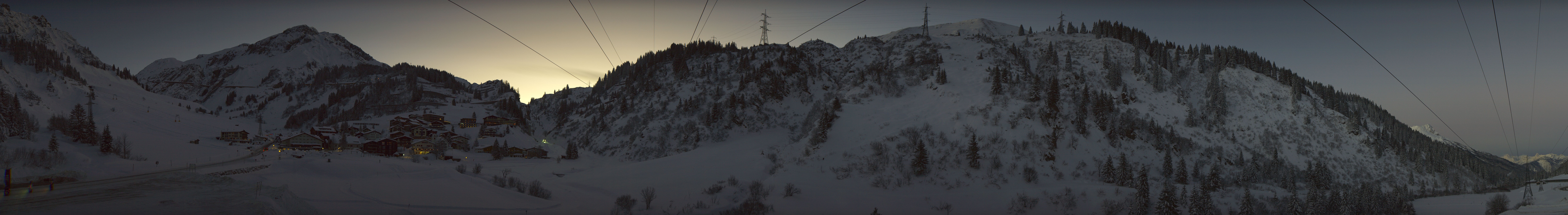 Archiv Foto Webcam Ski Arlberg: Stuben Ortsblick