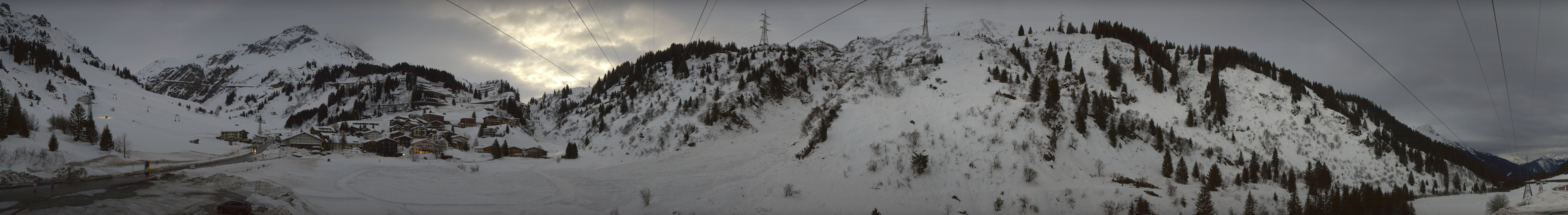Archived image Webcam Ski Arlberg: Town of Stuben
