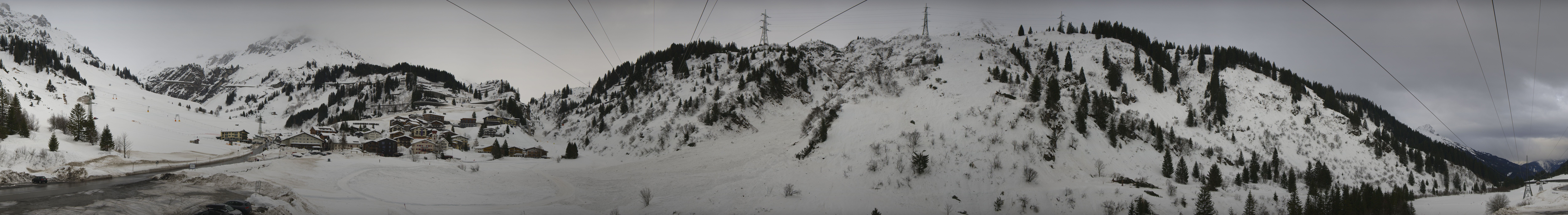 Archived image Webcam Ski Arlberg: Town of Stuben