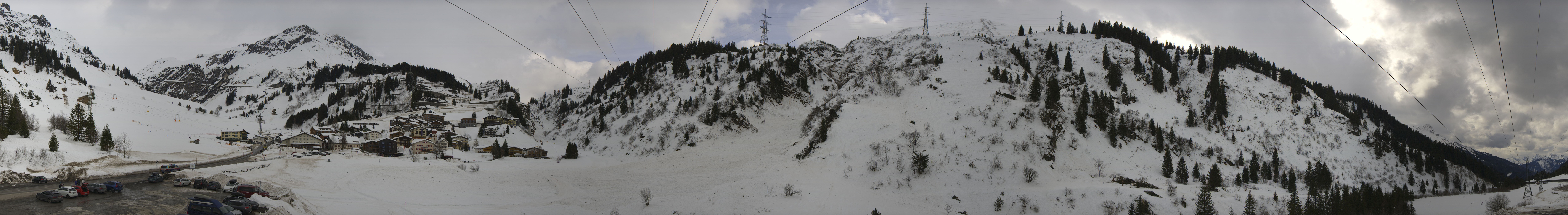 Archived image Webcam Ski Arlberg: Town of Stuben