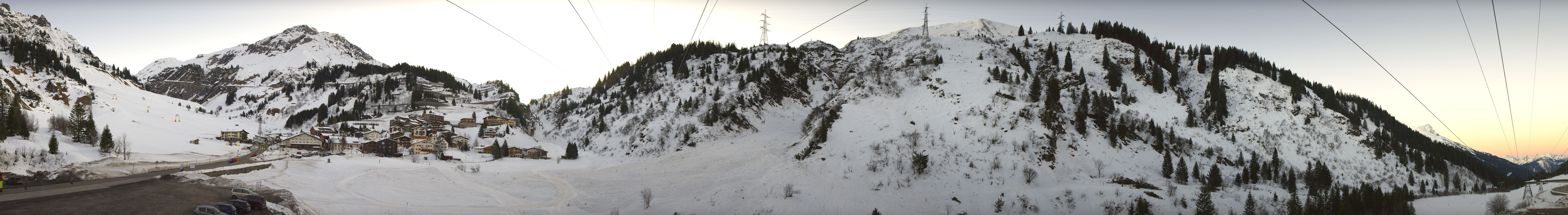 Archived image Webcam Ski Arlberg: Town of Stuben
